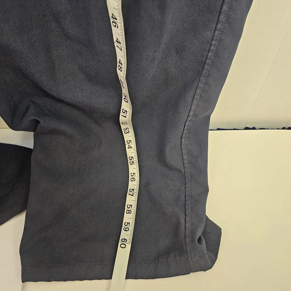 Vintage Lion Apparel Navy Coverall Made In USA Size XXLS Work Wear Mechanic W497